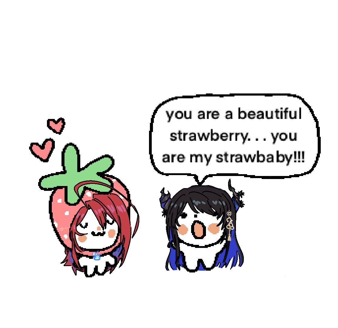 you are my strawbaby!!!
#BloodflameArt #RavenCrafts