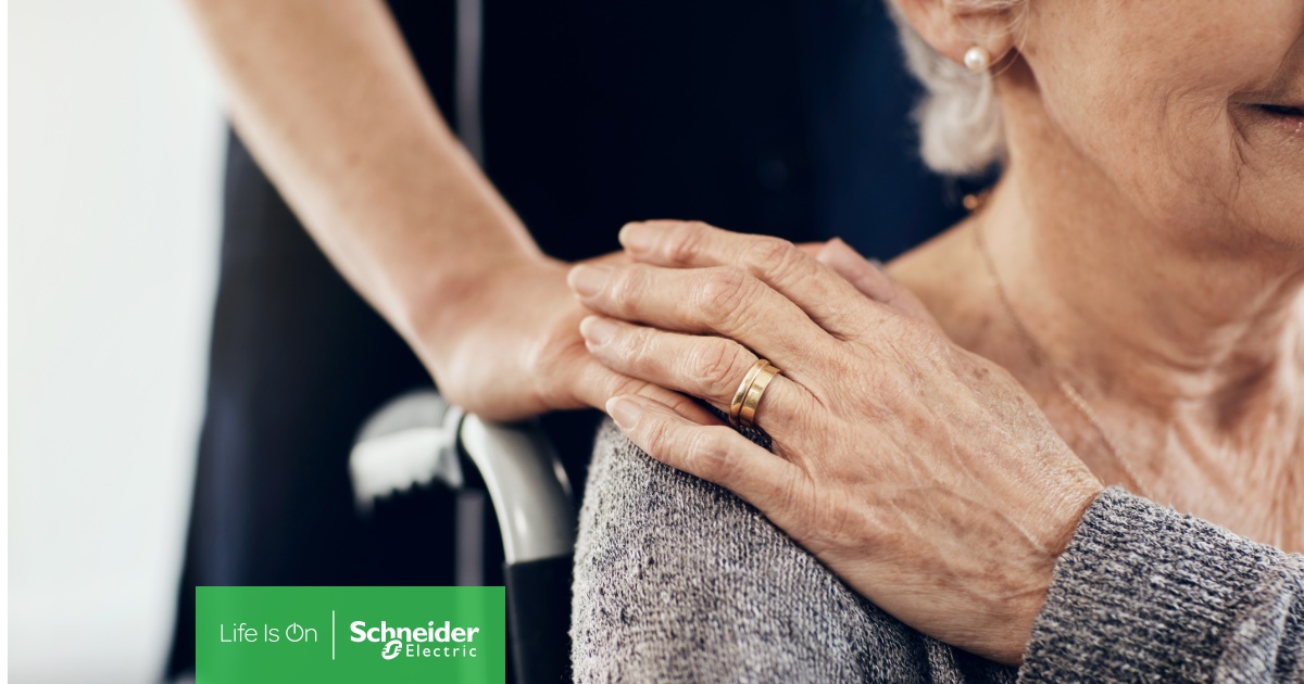 #Pflegeheime, #BetreutesWohnen, häusliche Betreuung gewinnen immer mehr an Bedeutung. Die Schneider Electric Lösungen wie das Patientenrufsystem oder die #FacilityManagement Software sorgen für Komfort für die Bewohner:innen &amp; Entlastung der Pflegenden. spr.ly/6015fUr8J