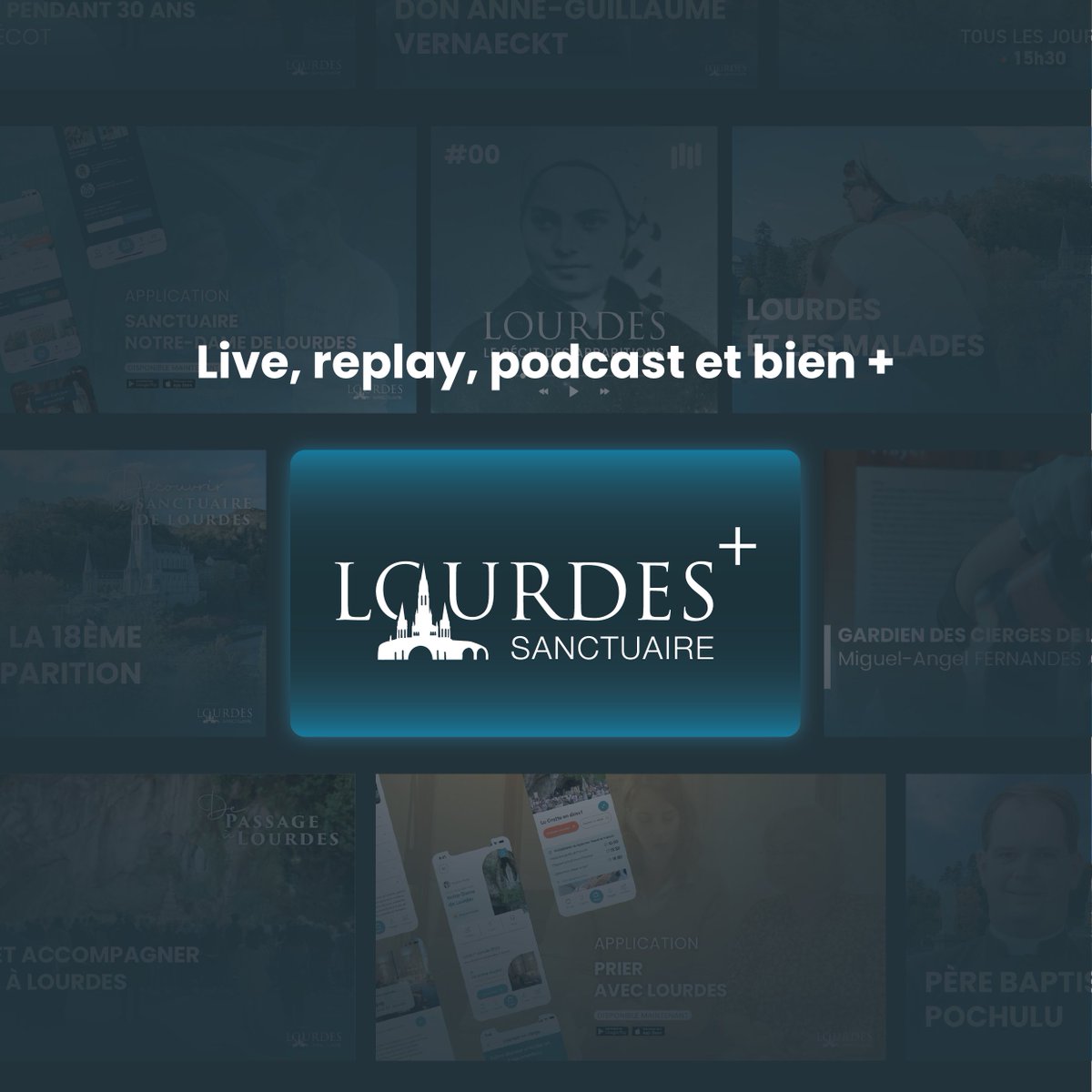 lourdes_france's tweet photo. 🔥 Pour prendre part de la plus belle des manières aux célébrations de la solennité de l’Assomption, vivez la procession mariale aux flambeaux du Sanctuaire de #Lourdes dès ce soir à 21h en direct sur Lourdes+. 🙏🎇

Découvrir Lourdes+ 👉 https://t.co/ecWbWMhGgY https://t.co/6p3o7PCHBf