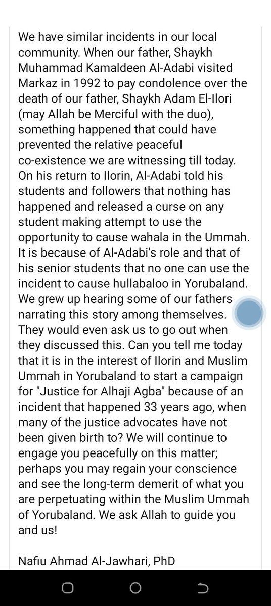 Ustaz Ahmad Nafiu Al-Jawhari Al-Markazy PHD (Hafidhohu Llahu). 
Principal with no Principle.