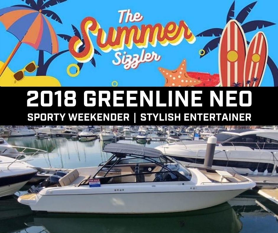 ApprovedBoats's tweet image. Over £50k off this 2018 Greenline Neo in our Summer Sizzler Sale ⚡

Sporty weekender meets stylish entertainer, twin Mercury V8s, entertainer’s cockpit &amp;amp; premium extras. 
Ready now in Southampton: approvedboats.com/boats-for-sale…

#BoatSale #GreenlineNeo #YachtBrokerageEurope #YachtSale