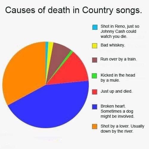 Paul Schleifer πππ·β»οΈ (@paulschleifer) on Twitter photo Compare with Blues, where calamities have to be non-fatal enough for the artist to still be able to sing about it. Compare with Blues, where calamities have to be non-fatal enough for the artist to still be able to sing about it.