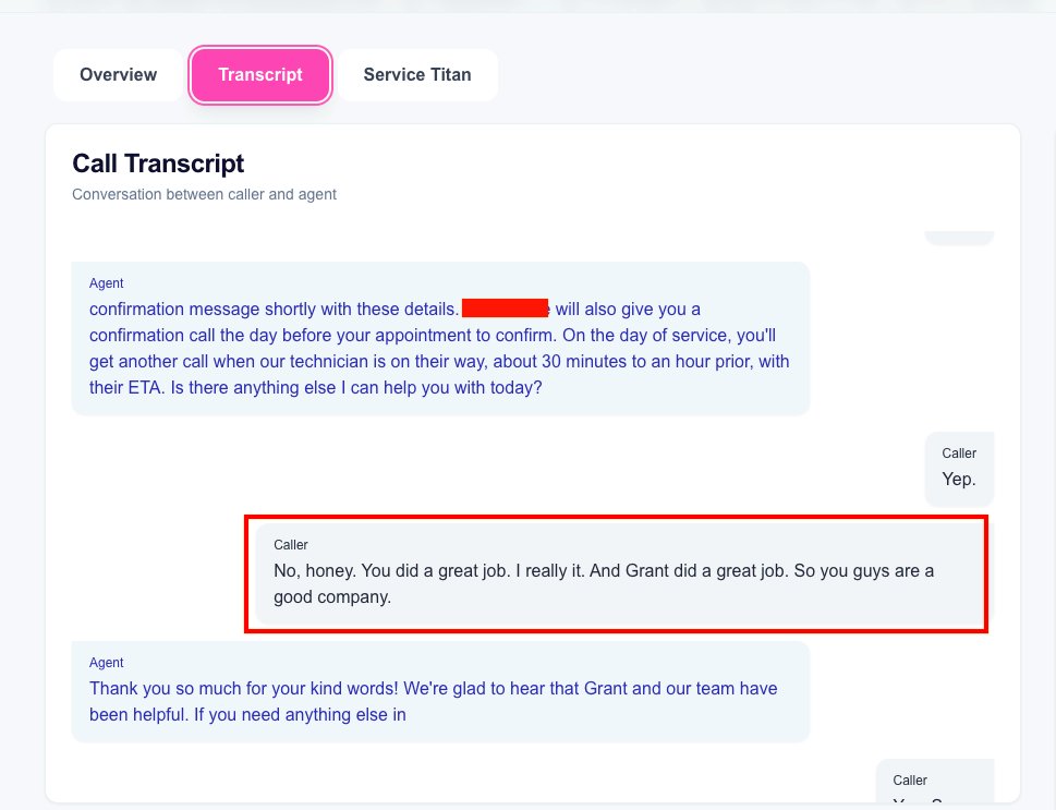 As a Voice AI developer, there’s nothing better than scrolling through transcripts and finding moments like this. 

But it’s not all rainbows and sunshine — these wins usually come after hundreds hours of testing and hundreds of failed calls.

Want to see the fails?
