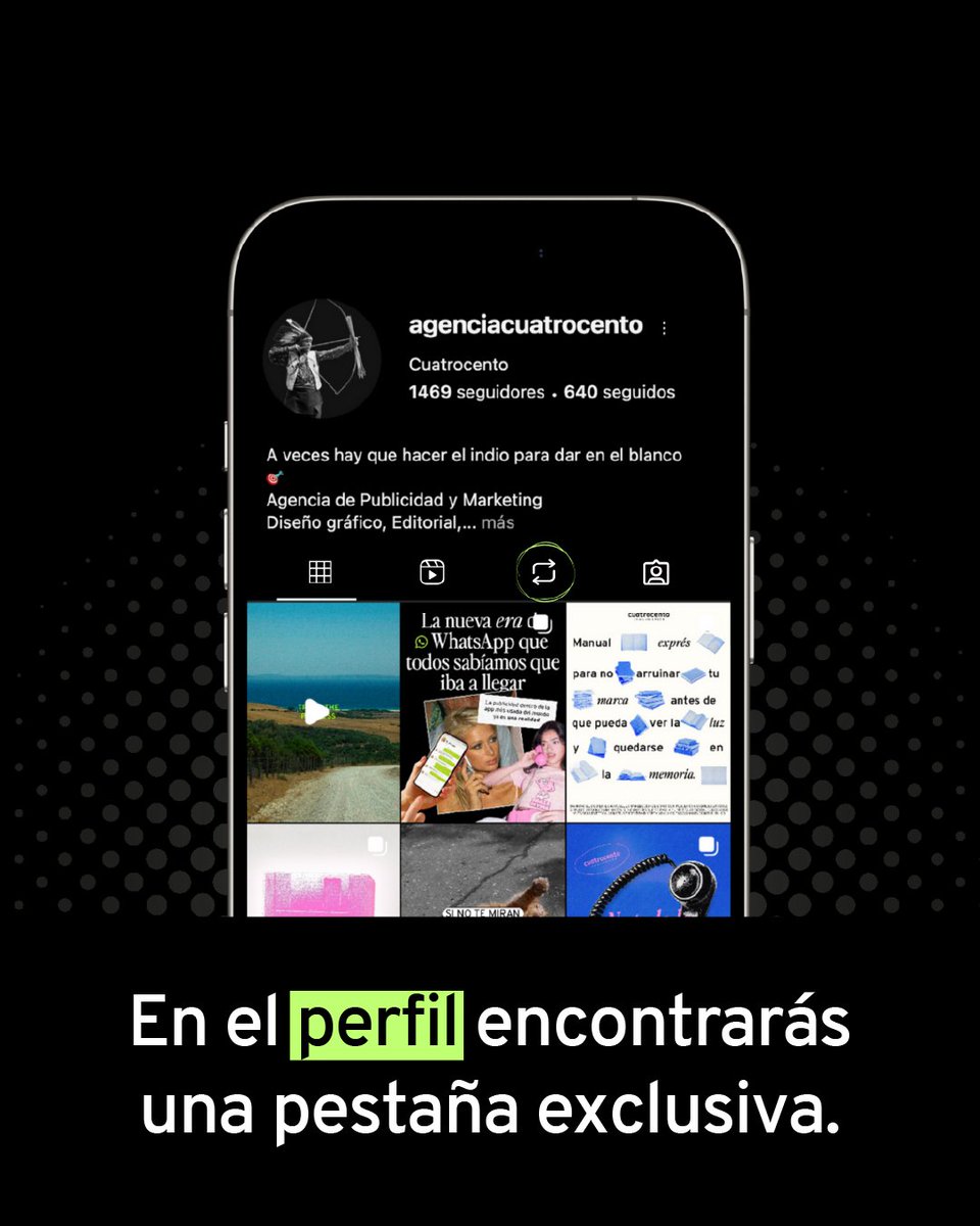 Eh, eh… ¡nueva actualización!📢

Así como lo oyes: los repost que llevas años haciendo en X ¡Han llegado a <a href="/instagram/">Instagram</a>!🚀

Ahora podrás compartir contenido de otros y verlo guardado en una pestaña nueva de tu perfil. Tranquilo, tu feed seguirá siendo igual de cool. 😎