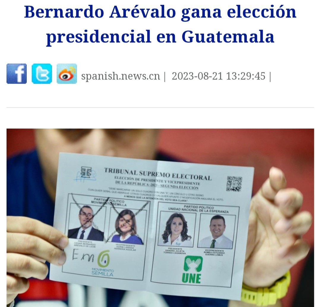 En agosto del año 2023 Francisco Guerra aprendio que las laminas y bolsas de viveres no le daban votos a su madre Sandra Torres GUA 

Vos sos el menos indicado para hablar de derrotas.