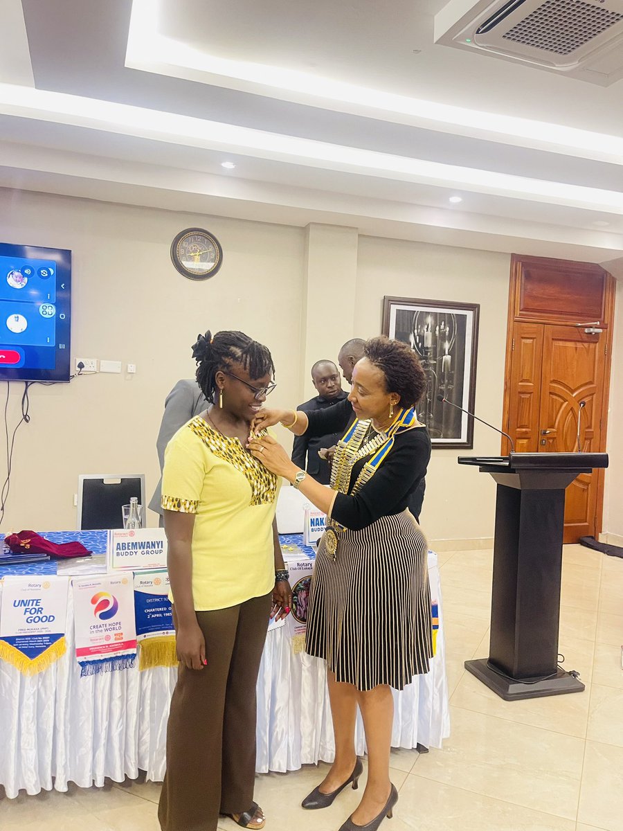 Rotary Club Of Masaka (@rcmasaka) on Twitter photo We dearly welcome back everyone that accompanied us during the DG’s visit yesterday.Project visited was done, maternal and child health equipments were donated, lives were touched. Furthermore to fellowship were we had two new members inducted and 10rotarians donating to the TRF. We dearly welcome back everyone that accompanied us during the DG’s visit yesterday.Project visited was done, maternal and child health equipments were donated, lives were touched. Furthermore to fellowship were we had two new members inducted and 10rotarians donating to the TRF.