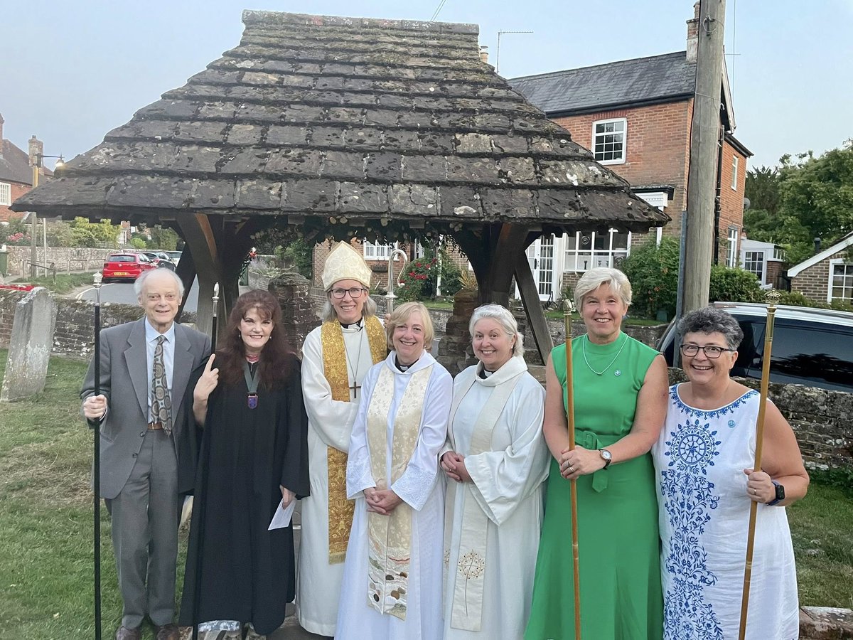 A beautiful warm summer evening for the licensing last night of Caroline Armitage as priest in charge of Slinfold and Itchingfield. Congratulations Caroline.