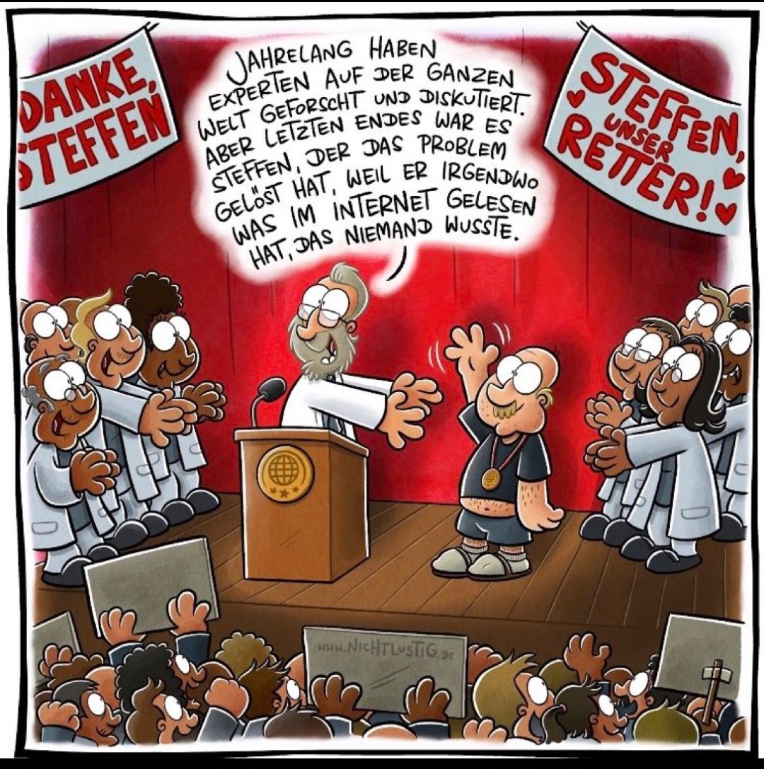 x.com/JohnDoeGermany…
Hey <a href="/JohnDoeGermany/">John Doe Germany</a> du hast dir wirklich Mühe gegeben und hast dir dieses Bild redlich verdient. Kurzzeitig dachte ich du knickst vor der Wissenschaft ein aber nicht du! Du hast durchgezogen, hast Fakten verdreht und weiter nur an dich geglaubt!