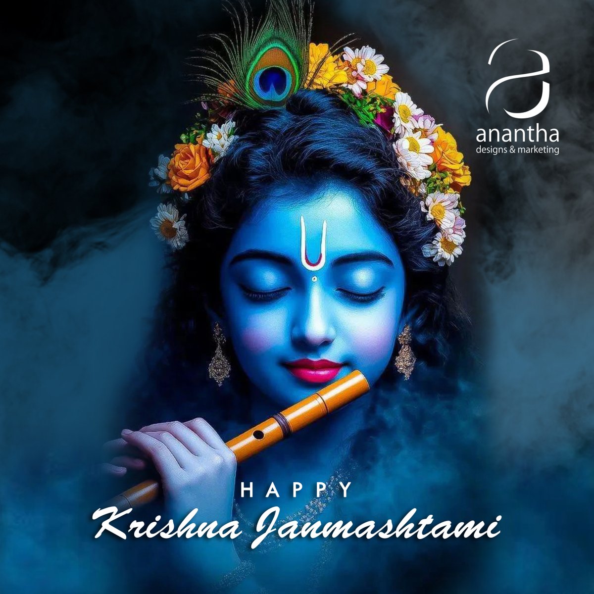 AnanthaDesigns's tweet image. Wishing you a Janmashtami illuminated with Krishna's divine grace and blessings.  
#KrishnaJanmashtami #KrishnaJanmashtami2025 #Krishna #Janmashtami #Janmashtami2025 #India 

Contact Us : 091827 66400  
#AnanthaDesignsHyderabad #marketingagencyinhyderabad #bestadagencyinhyderabad