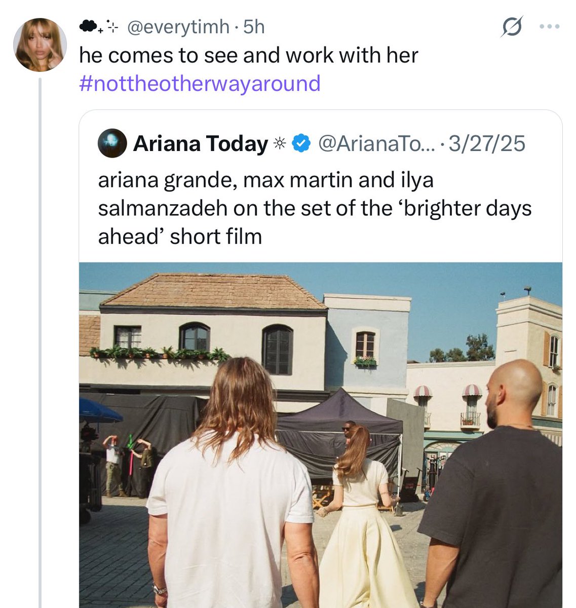 aidan7501's tweet photo. She was in europe during the tour.. is he supposed to produce the album backstage 💀 https://t.co/lnGU3qeuTG