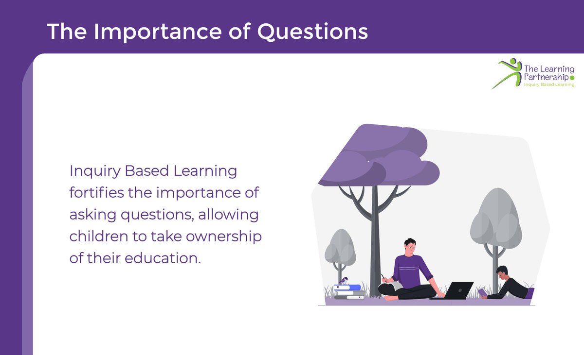 #InquiryBasedLearning fortifies the importance of asking questions, allowing children to take ownership of their #education.