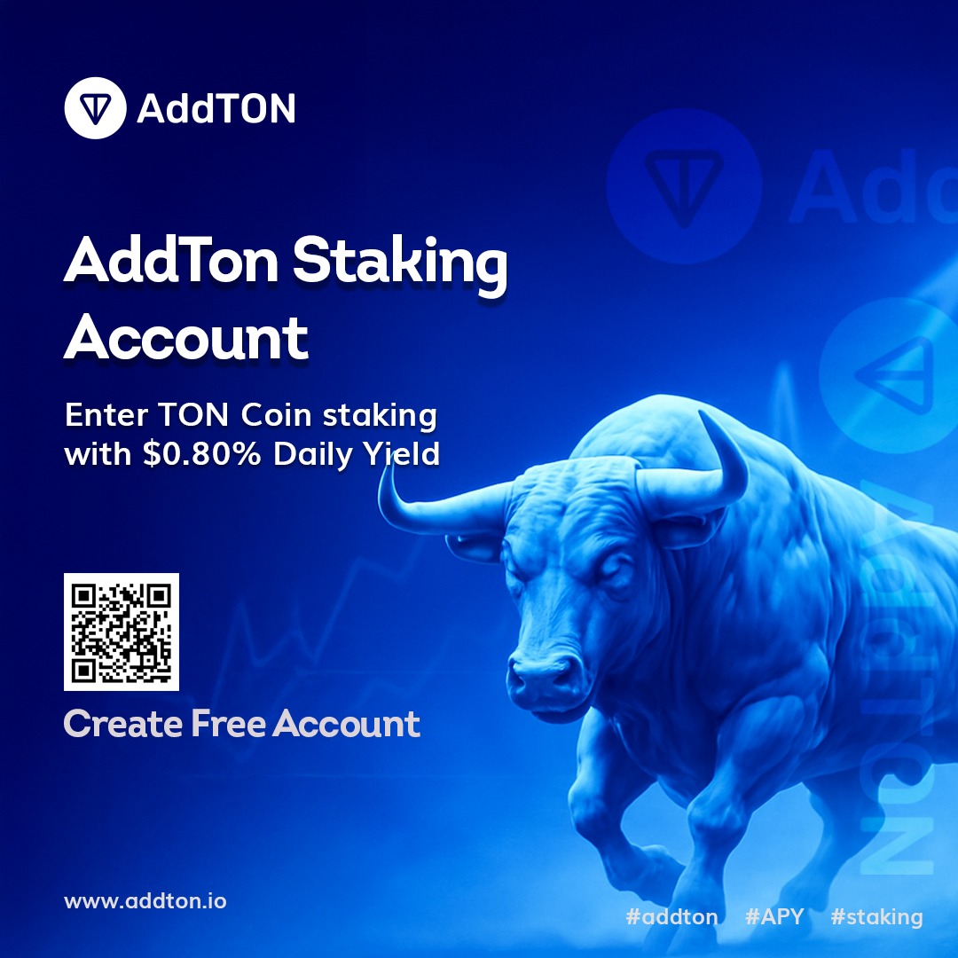 Ceylan_Erdis's tweet photo. Your $TON deserves more than just sitting in your wallet!
With AddTon:
��� Earn daily
🛡 Risk-free staking
⚡ Withdraw anytime
Start today &amp; watch your $ton grow 
Visit : https://t.co/GkZDpT7KLO

#AddTon #Btc #Eth #Binance #Bnb #Solana #meme #cryptocurrency #CryptoMarket #Altcoin https://t.co/3HnM9HbfdL