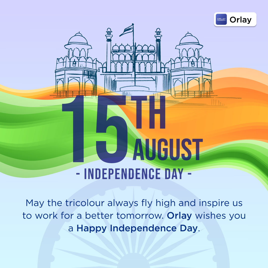 orlayofficial's tweet photo. Orlay wishes you a Happy Independence Day 🇮🇳

#IndependenceDay #IndependenceDay2025 #festival #orlayofficial #iface https://t.co/z5MGXZ0SrQ