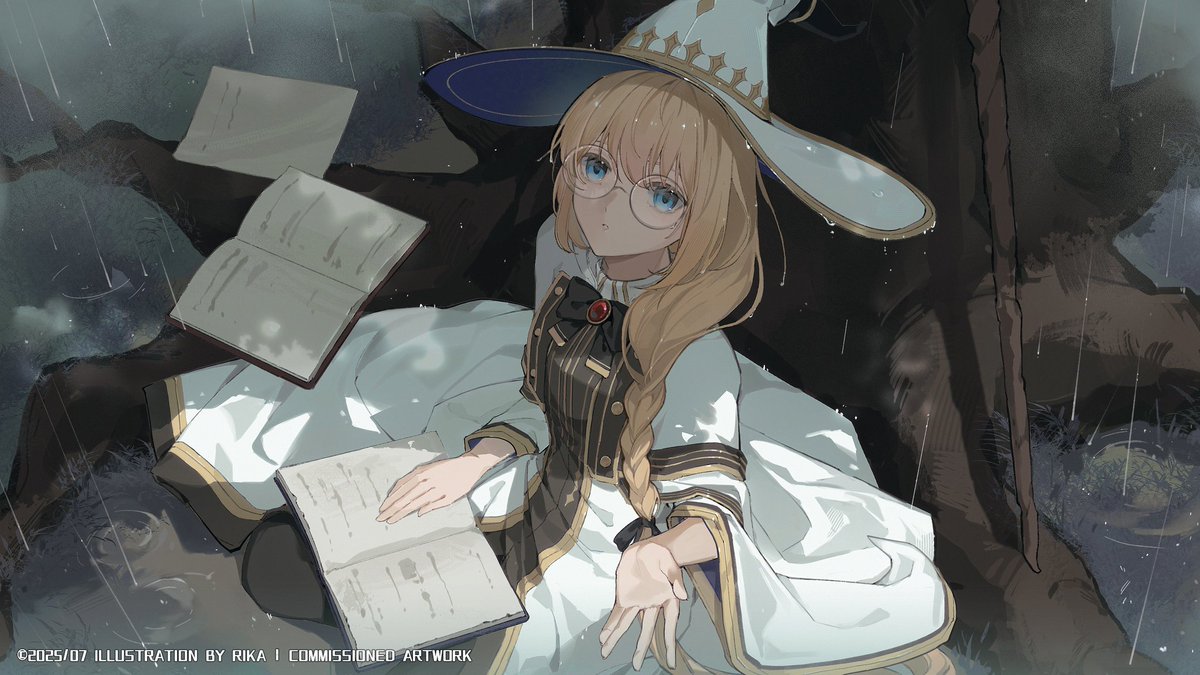 rika_lx's tweet photo. 降り止まぬ雨🌧
#雨の魔女トネリコ
#FGO https://t.co/sqHLNWPO36