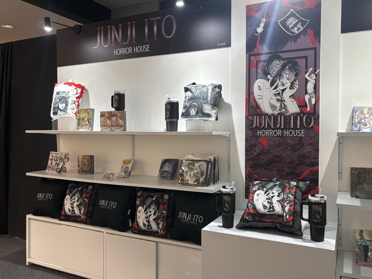 muse_indonesia's tweet photo. Intip Junji Ito Horror House yang berlangsung besok, yuk!

Selain berkunjung ke horror house, disini juga ada pameran yang bisa kalian lihat-lihat dan juga merchandise exclusive yang hanya tersedia ditempat lho!

📍 Grand City Mall, Surabaya
📅 15 Agustus – 30 September 2025
🎟 Pembelian tiket tersedia hanya di TIX ID

Jangan lupa mampir BESOK!
