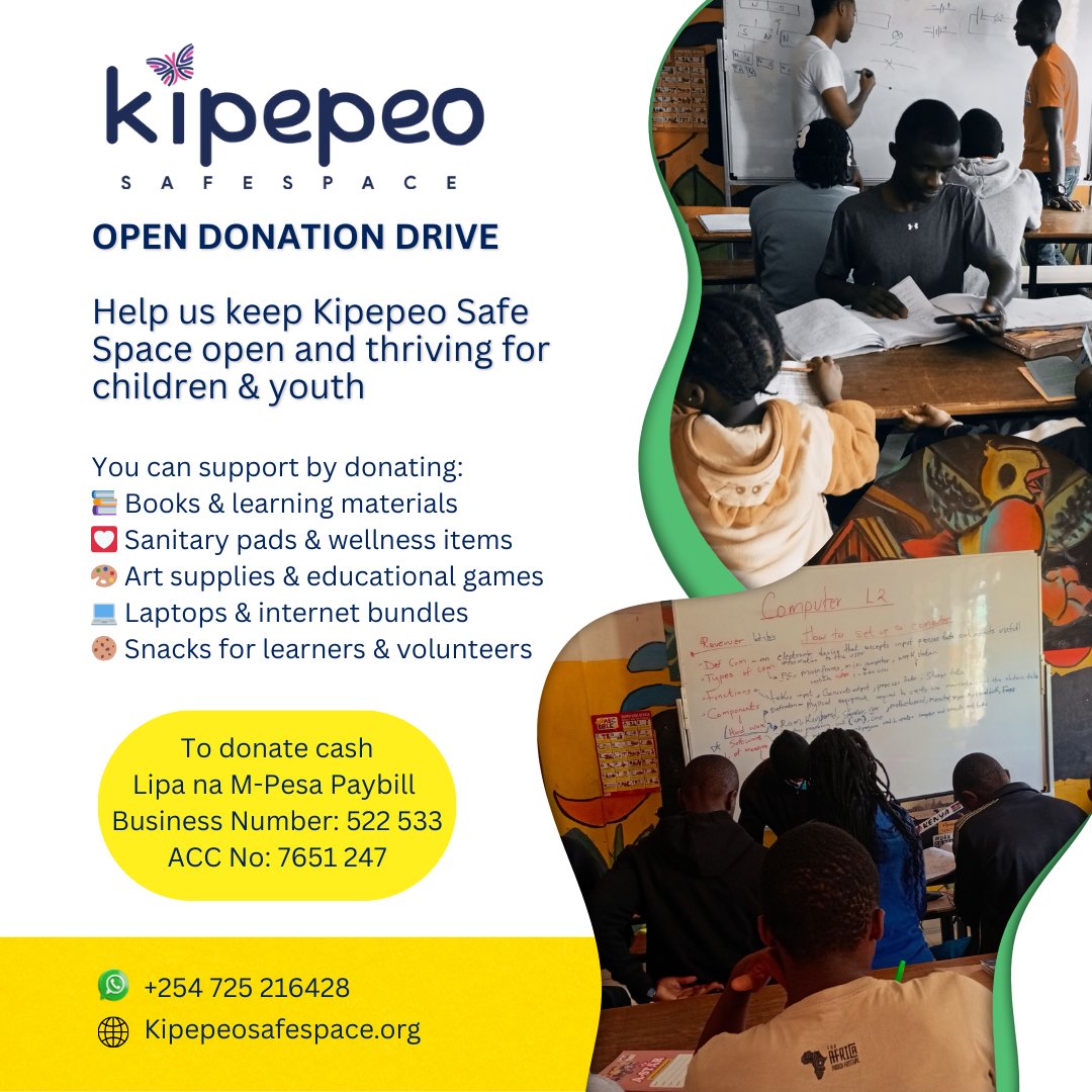 Kipepeo Safe Space tweet media
