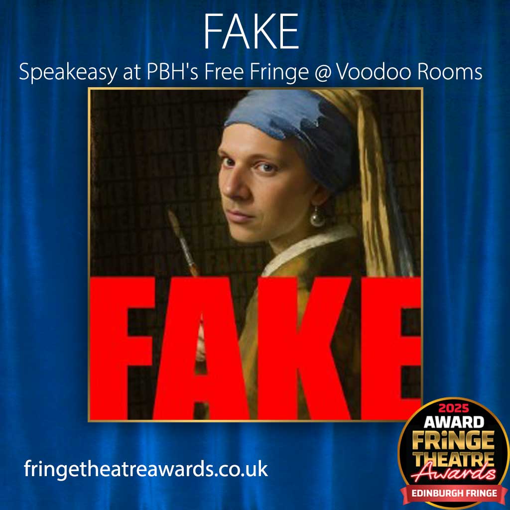 We’re delighted that FAKE has received an Edinburgh Fringe Festival Theatre Award from the Fringe Theatre Awards! 🎭✨

See the show ⬇️
edfringe.com/tickets/whats-…

#EdFringe #EdFringe2025 #DareToDiscover #FringeTheatre <a href="/chriscookmagic/">Chris Cook</a>