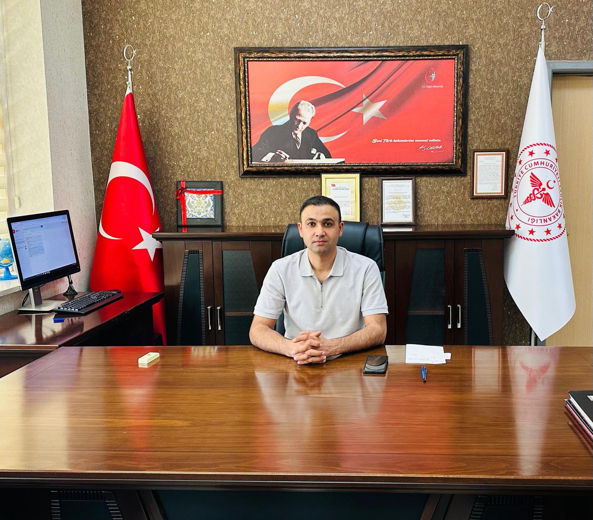 Akçakale Devlet hastanesi Başhekimliğine atanan Kardiyoloji uzmanı kuzenim Doktor Ali Palice’ye Yeni görevinde başarılar dilerim Hayırlı olsun inşallah #Akçakale #urfa <a href="/DrpALIce/">Ali Palice,Md.</a>