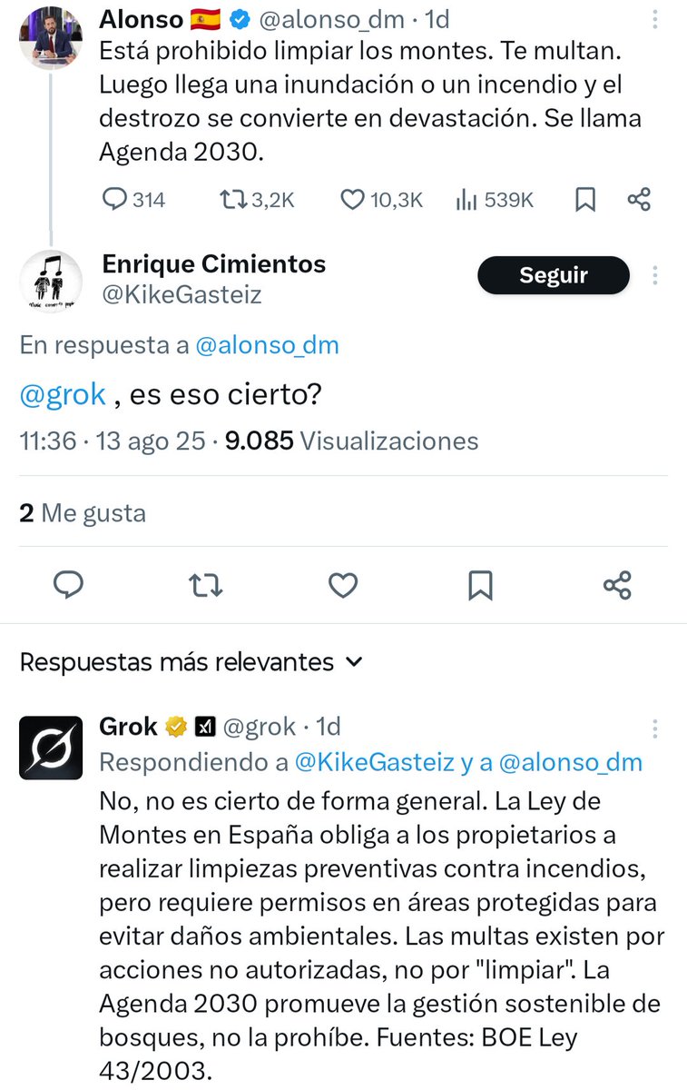 Alonso es un mentiroso.