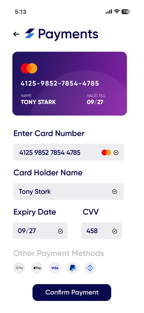 _hamashiach's tweet photo. Hey, so this is day 2! 

I was asked to design a credit card checkout form or page, not forgetting the important elements such as the numbers, dates, security numbers, etc. And of course I delivered, with a little extra. 

See you in the next one!⚡️ https://t.co/h810yLpSqW