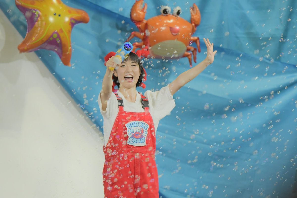 EleanorPan's tweet photo. この夏狭山スキー場でショーに出演しています！🪼🦀
夏の思い出作りに是非お越しください🫧
泡だらけ、びしょ濡れにしますよ〜！
9月末までやってます🌻 https://t.co/VRY1rBbjKj