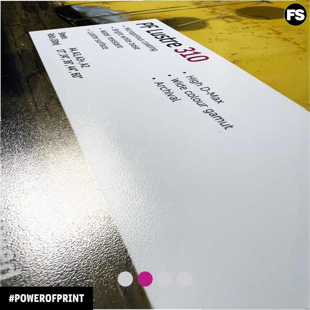Fotospeed's tweet image. 🖨️ Fotospeed PF Lustre 310

✅ Heavyweight 310gsm
✅ Lustre surface for deep blacks &amp;amp; vibrant colour
✅ Wide colour gamut + high D-MAX
✅ Great for colour &amp;amp; B&amp;amp;W

A go-to photo paper for pro results.

🔗 fotospeed.com/fotospeed-pf-l…

#Fotospeed #PFLustre310