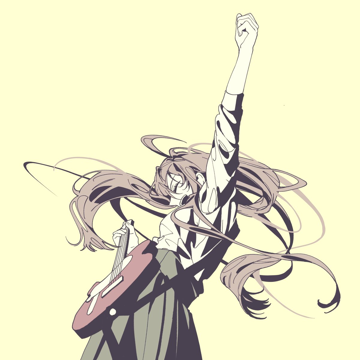 🐳
오후, 빨간 기타, 교복