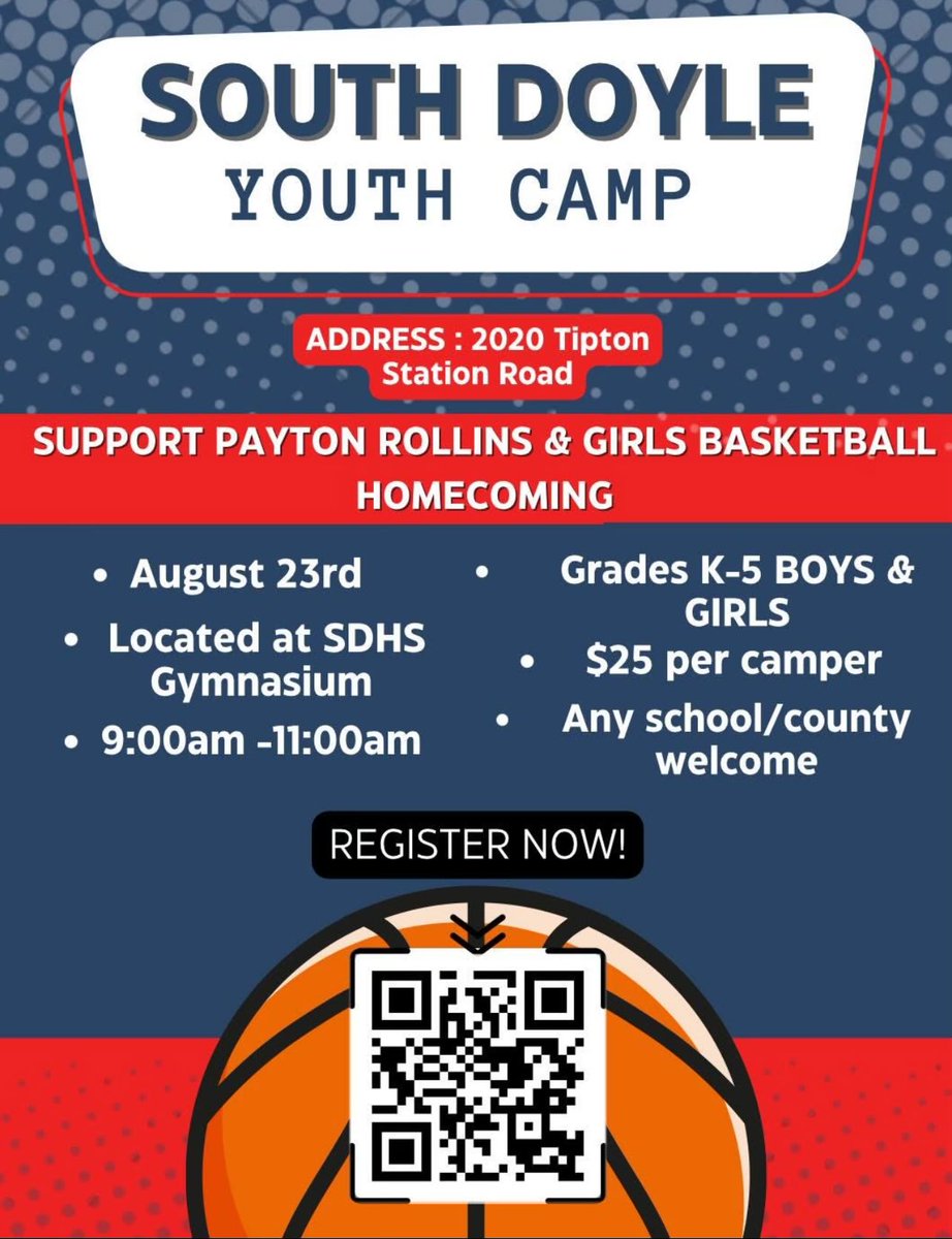 David Scott (@coachdavidscott) on Twitter photo Come out and support <a href="/PaytonRollins6/">Payton Rollins</a> and <a href="/SDHS_LadyKeesBB/">Lady Kees Basketball</a> on Saturday, August 23rd. Register below ⬇️ and pay at the door. Come out and support <a href="/PaytonRollins6/">Payton Rollins</a> and <a href="/SDHS_LadyKeesBB/">Lady Kees Basketball</a> on Saturday, August 23rd. Register below ⬇️ and pay at the door.