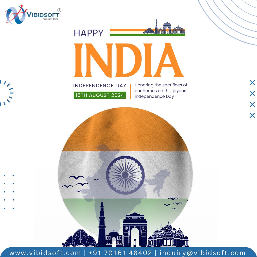 vibidsoft's tweet image. 🇮🇳✨ Celebrating the spirit of freedom, unity, and progress this Independence Day ✨🇮🇳

💡 Let’s keep building a brighter future together 🚀🌏

#IndependenceDay2025 #CorporateCelebration #TechForIndia #DigitalInnovation #ITSolutions #SoftwareDevelopment #Vibidsoft