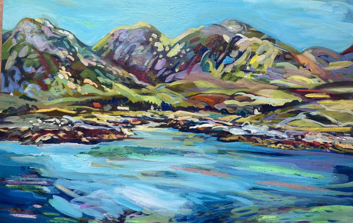My exhibition continues at Roundstone Lower Community Hall until Saturday August 16th with a closing  reception at 6pm. All welcome.