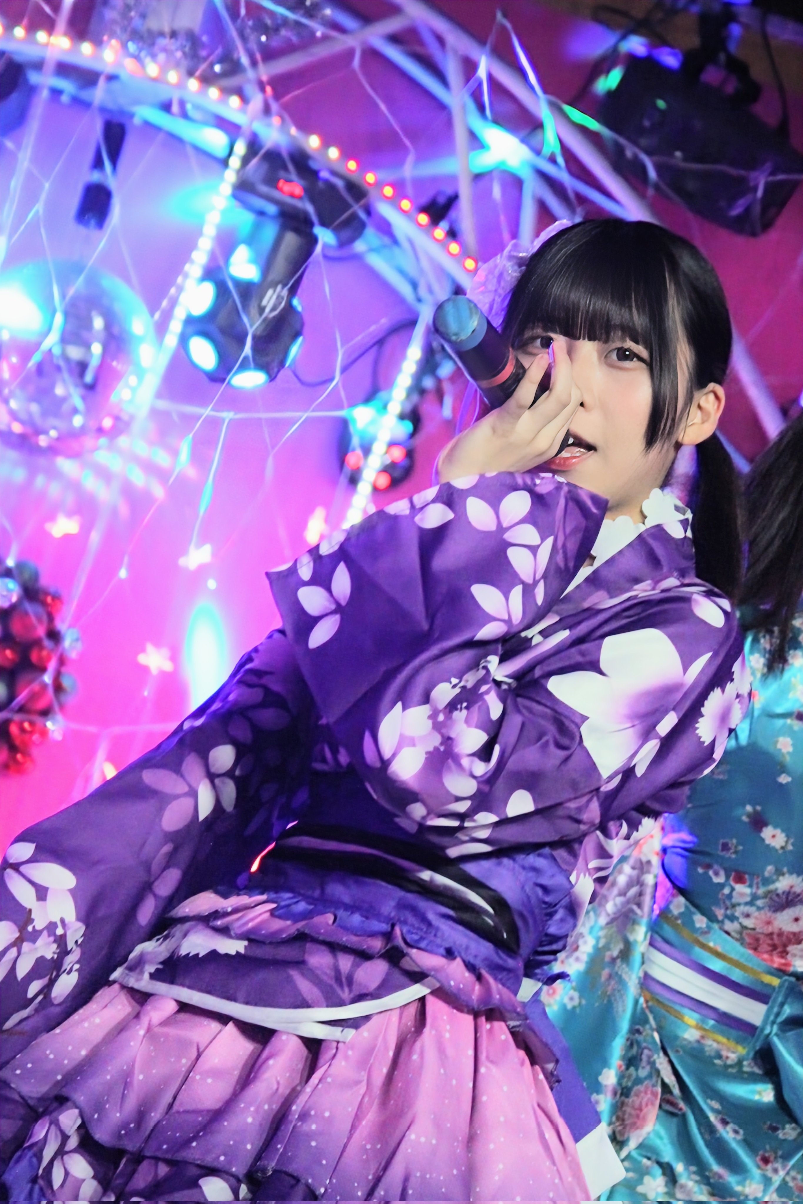 オーダーメイド韓国語 ネオン「너무 사랑스러워」ピンク紫35cm