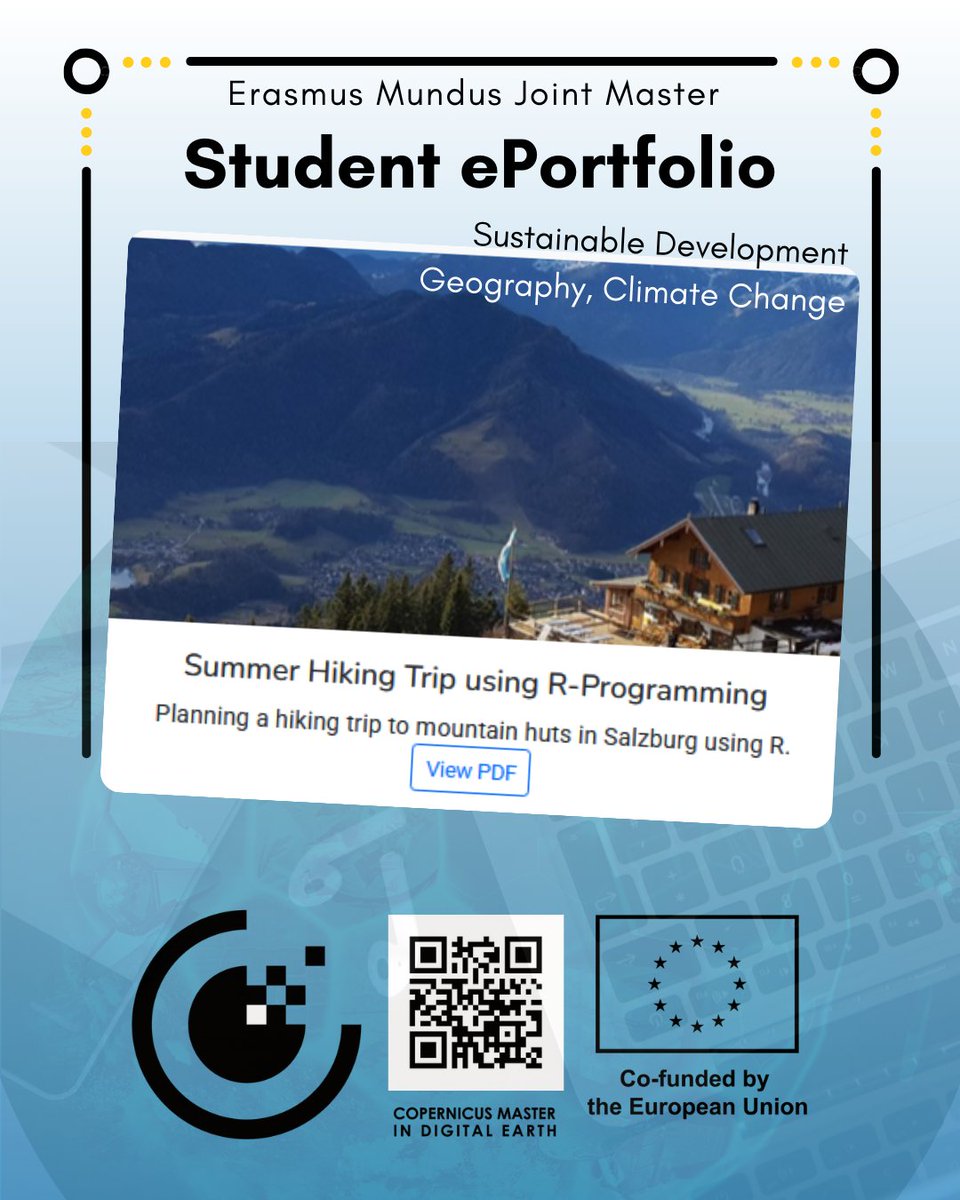 MSc_CDE's tweet photo. We're proudly #showcasing our #students meet Noor🎓 https://t.co/L5atmDIfCr academic background in #Geography #ClimateChange #SustainableDevelopment #Pakistan 🌍 Erasmus Mundus Joint Master #universitätsalzburg #UBS #UPOL > co-funded by the European Union< https://t.co/74tQCglIyb https://t.co/hFKOLmVFAJ