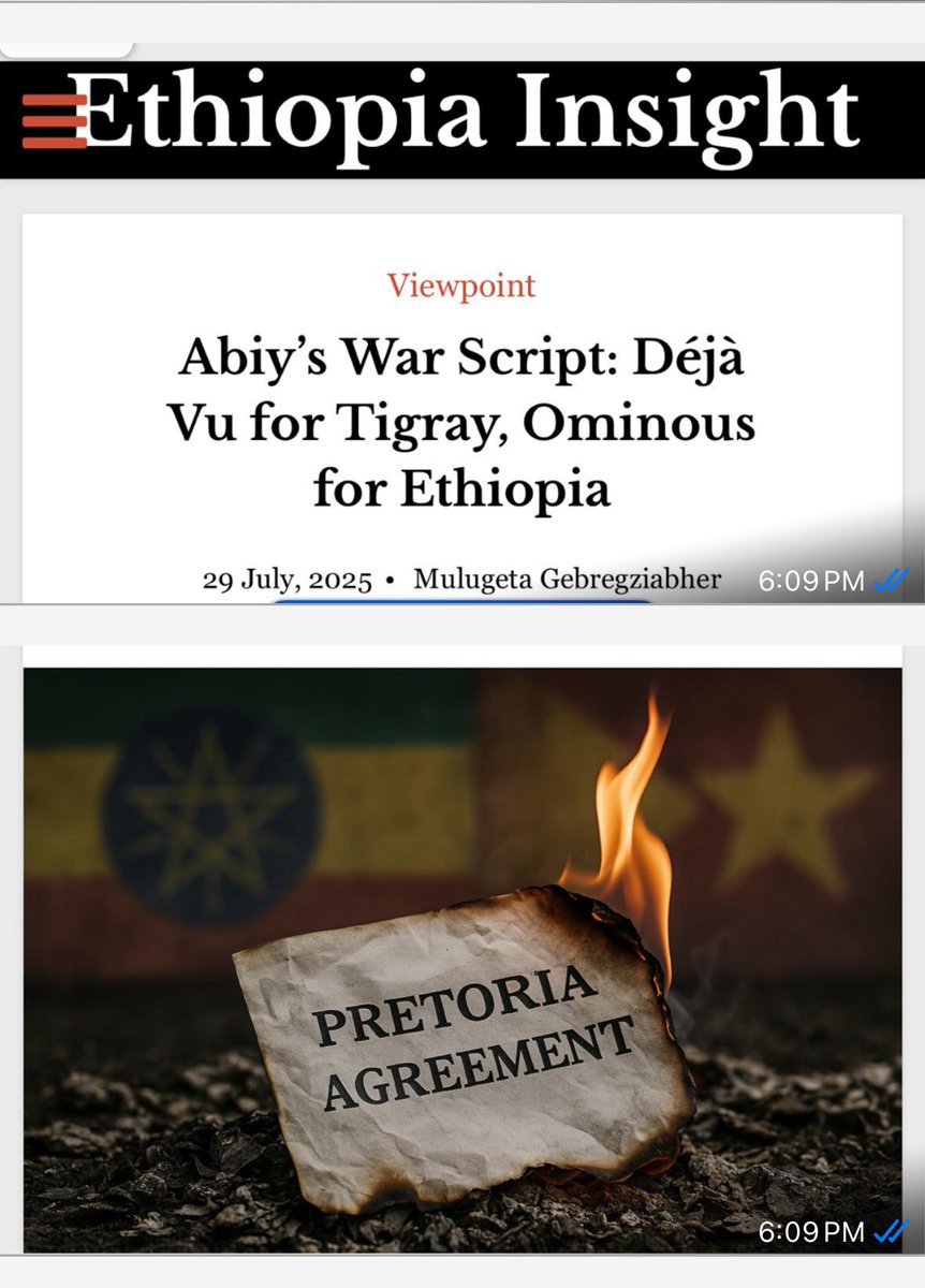 🔔Haste makes waste!

Let me start with this important statement.
Urging the Tigrayan people to exhibit “patience, discipline, and vision” in the aftermath of a horrific genocide is, at best, tone-deaf and, at worst, deeply disrespectful.

First, I want to thank Mohammedawel for