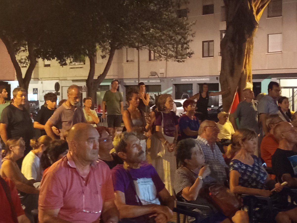 Homenaje a nuestro compañero Javier Verdejo asesinado por la modélica Transición, un acto emotivo y lleno de compromiso, gracias a todos los participantes