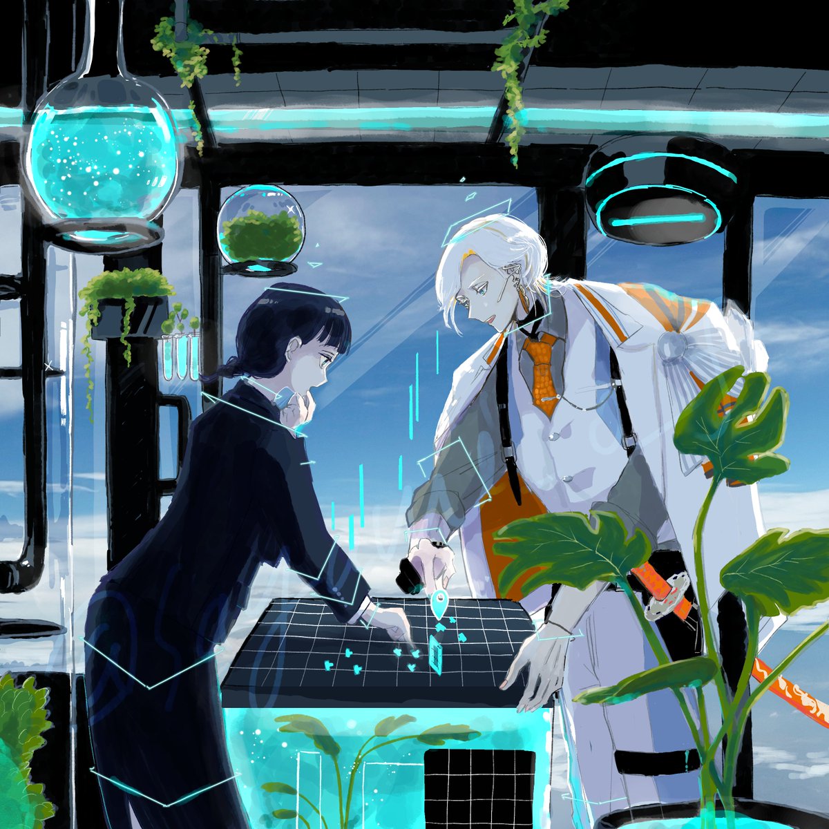 雲の上の景趣ほしい　※顔あり女審神者いる