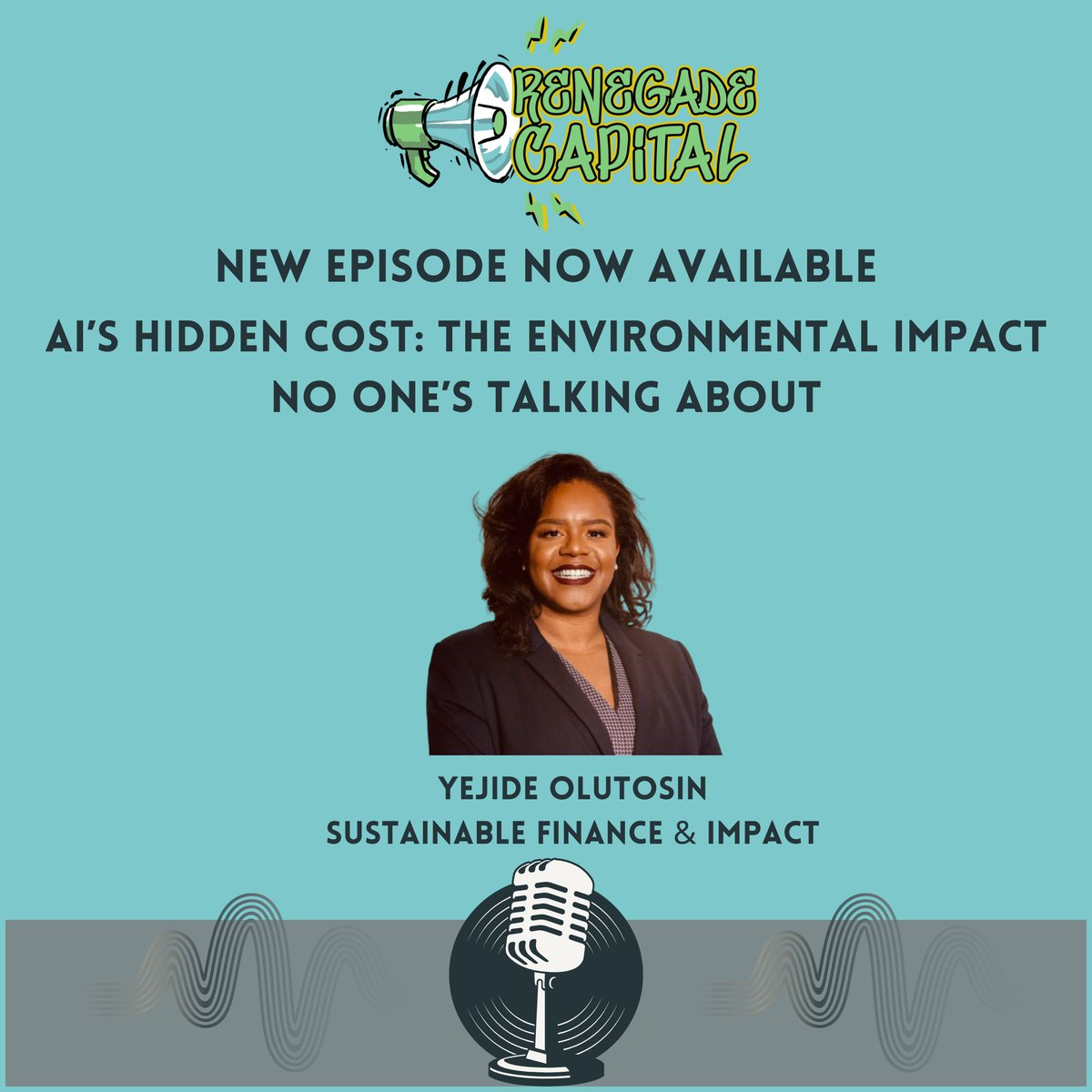 AI isn’t just changing our world—it’s changing our planet. We asked Yejide Olutosin, MBA to share her expertise.

It’s time to ask: What good is innovation if it comes at the expense of our health and our planet?

New episode out now! 
ow.ly/19N150WCRou