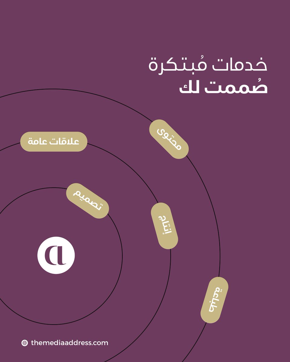 TheMediaAddress's tweet photo. خدماتنا المُبتكرة تبني لك حضورًا لافتًا، وترسم استراتيجية تعكس هويتك، وتصل برسالتك إلى الجمهور الذي تستهدفه.

#العنوان_الإعلامية | #نحن_العنوان | #نصنع_الفرق https://t.co/NWRjuy9IiH