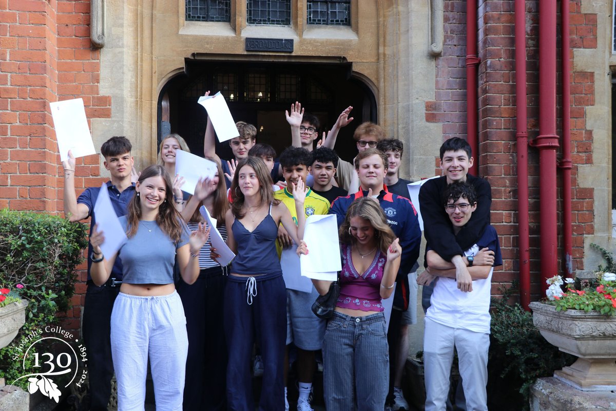 Congratulations to our A Level students receiving their results today, with 34% of grades awarded at A*or A and 71% at A*-B. Impressively, 95% have secured their first choice of university. We wish them all the very best for the future! 

#SJCRCommitment #alevels2025 #soproud