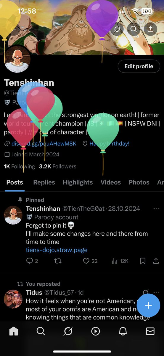 The balloons are getting stuck