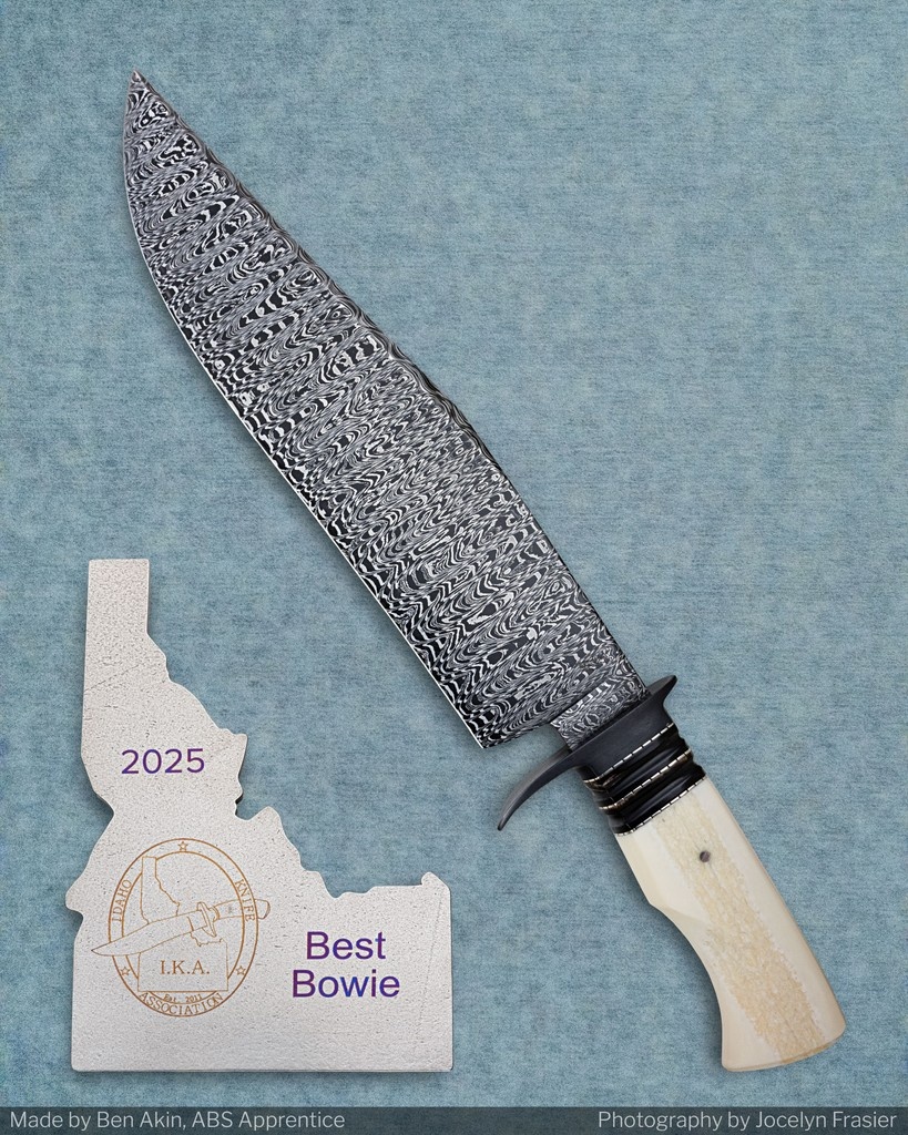Here are your WINNERS from the Idaho Knife Show 2025

Best in Show &amp; Open Class - Kelly Frasier
Best Folder - Frank Edwards
Best Hunter, Best Culinary, Best Bowie - Ben Akin
Best Bird &amp; Trout - Muteki Knives

#jfrasierphotography