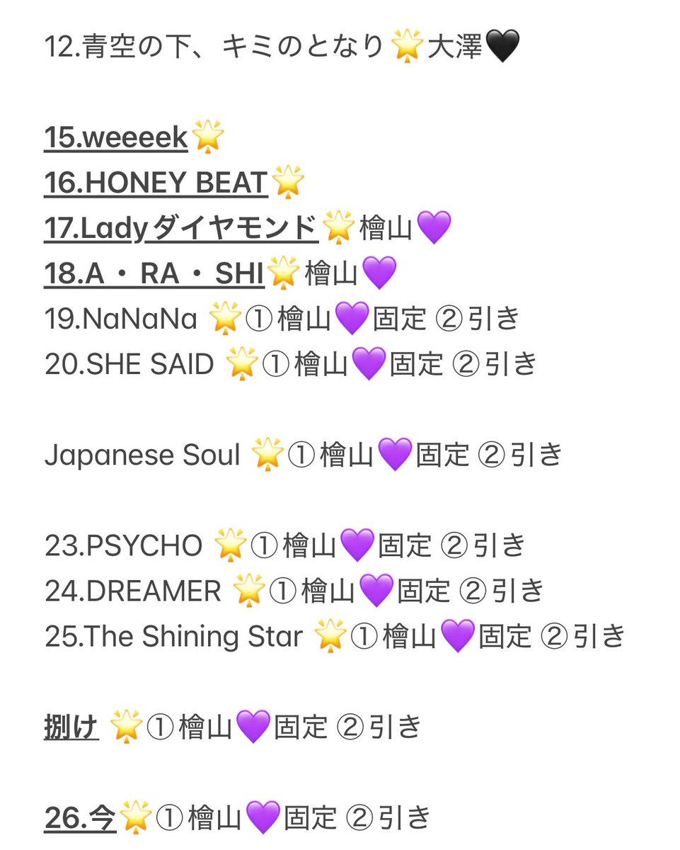 _milkcoffee__'s tweet photo. 忍ja  🥷 TD🤫 🎥
⑧/①④ 🌃

簡易🐿️ト

🐚🐦はdⓂ️まで。

忍ja 🥷 織🗻 黒da 元🌳 ヴァ🈂️ 北🏞 🏞﨑 🌟輝 深da 青🌳 内木寸 豊da 檜🗻 🗻井 a嶋 久bo 🌊琉 oda シ龍 長se 無戸斤 https://t.co/ehIObgdWq9