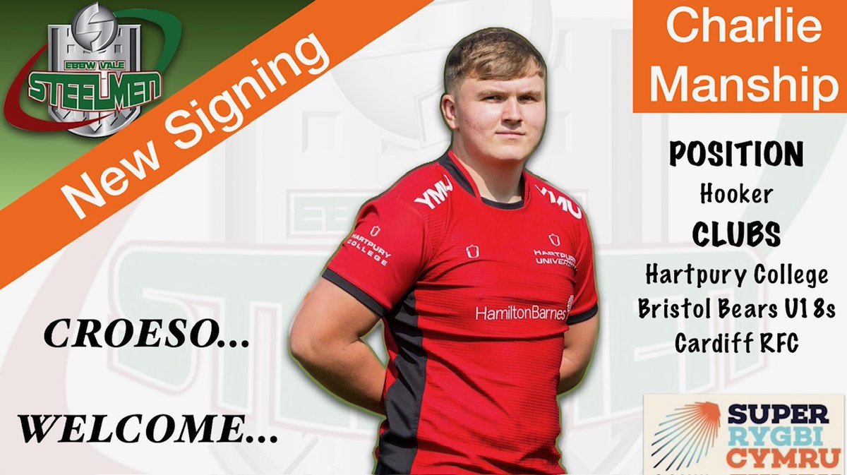 Ebbw Vale Rugby (@evrfc) on Twitter photo The Steelmen are delighted to announce the signing of Charlie Manship from Cardiff RFC
Click here for more details: evrfc.co.uk/new-signing-ch…
#FeelTheSteel
<a href="/AllWalesSport/">All Wales Sport</a> <a href="/SuperRygbiCymru/">Super Rygbi Cymru</a> <a href="/TheSRCPodcast/">The SRC Podcast</a> The Steelmen are delighted to announce the signing of Charlie Manship from Cardiff RFC
Click here for more details: evrfc.co.uk/new-signing-ch…
#FeelTheSteel
<a href="/AllWalesSport/">All Wales Sport</a> <a href="/SuperRygbiCymru/">Super Rygbi Cymru</a> <a href="/TheSRCPodcast/">The SRC Podcast</a>