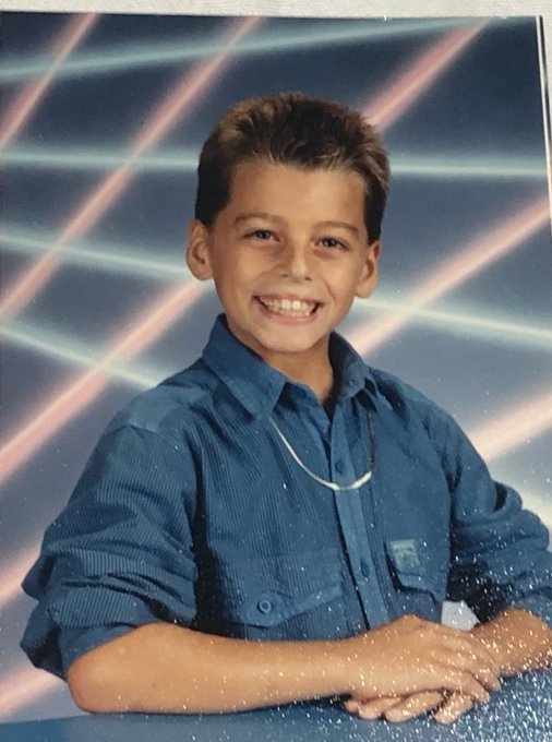 BadNJTakes's tweet photo. His suit and shirt are giving strong school photo laser backgrounds that kids in the 90s suffered through. He also gets in the strong KKK vibe, fitting of a guy potentially named after the President of the Confederacy. https://t.co/BJWJKW7xAU