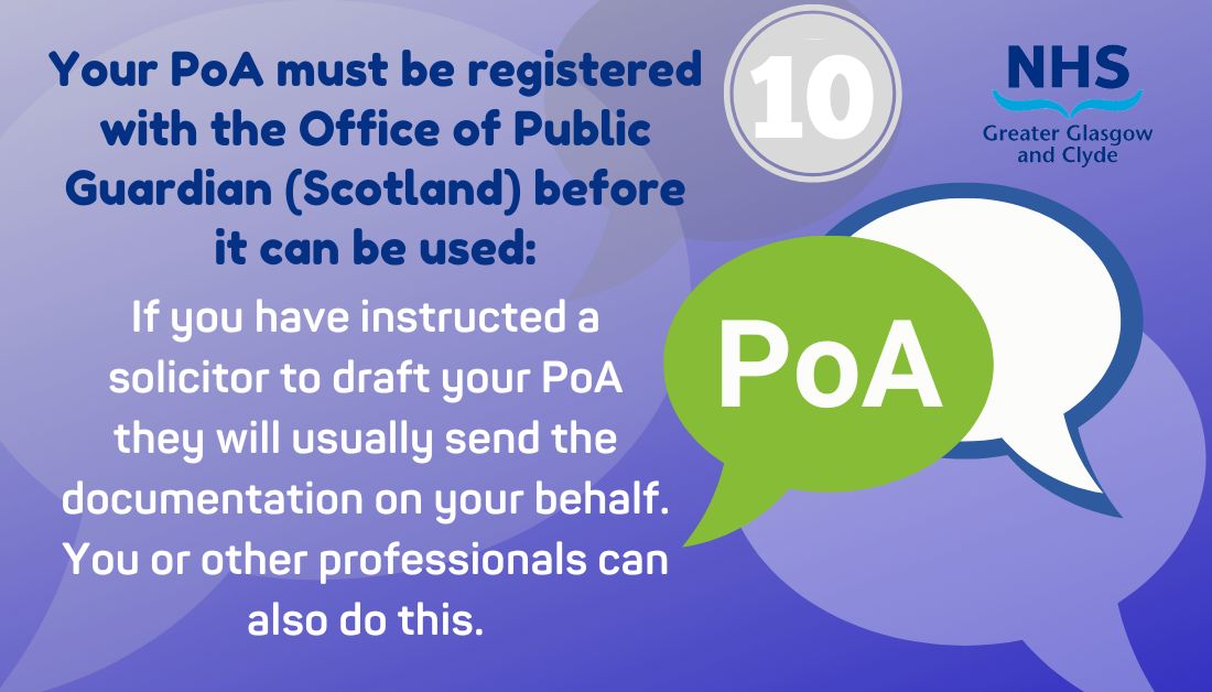 Registering a #PowerOfAttorney will incur costs, including possible legal fees. Assistance may be available to cover these.

◾ Fees 👉 publicguardian-scotland.gov.uk/general/fees
◾ Legal Aid 👉 slab.org.uk

<a href="/EastDunHSCP/">East Dun HSCP</a> <a href="/GCHSCP/">Glasgow City HSCP</a> <a href="/WDCouncil/">West Dunbartonshire Council</a> <a href="/RenHSCP/">Renfrewshire Health and Social Care Partnership</a> <a href="/InverclydeHSCP/">Inverclyde HSCP</a> <a href="/erhscp/">East Renfrewshire Health & Social Care Partnership</a> <a href="/nhsggc/">NHS Greater Glasgow and Clyde</a>