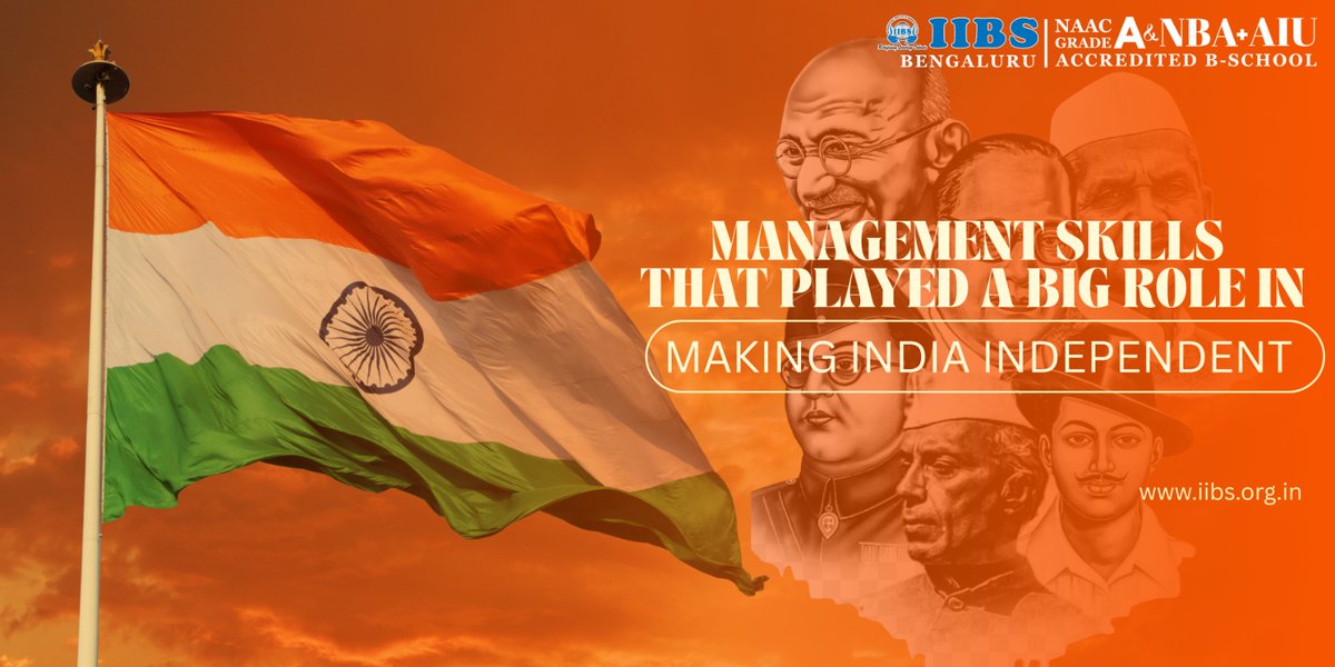 iibsonline's tweet image. Management Skills That Played a Big Role in Making India Independent

Read more: iibs.org.in/article-detail…

#ManagementLessons #IndiaIndependence #AtmanirbharBharat #LeadershipLegacy #FreedomThroughStrategy #NationBuilding #VisionToVictory #SelfReliantIndia