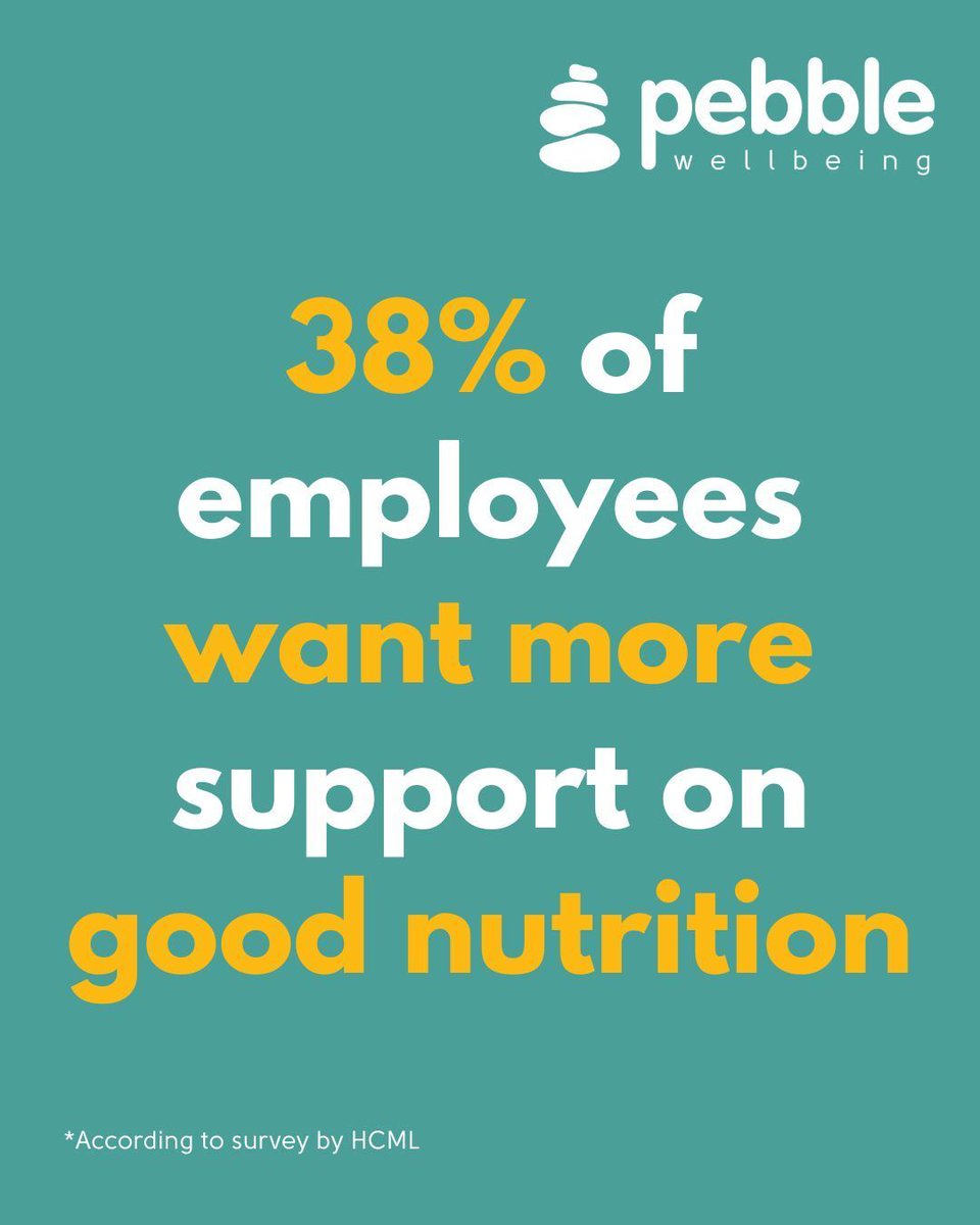 At Pebble Wellbeing, we're more than a helpline. We provide various in-depth wellbeing support in categories such as lifestyle and nutrition because we know what employees are looking for. 

🥙 Healthy recipes and nutrition tips from experts pebblewellbeing.com 
#HR #EAP