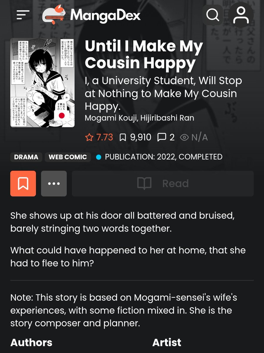mailgod11's tweet photo. Btw for the people who don't know the manga it's just a standard semi-biopic manga about the Author's wife life and her story of abuse, which she helped write and storyboard.

Running smear campaigns because you can't provide receipts, what a very disgusting group of people. https://t.co/FVGavQBbO0