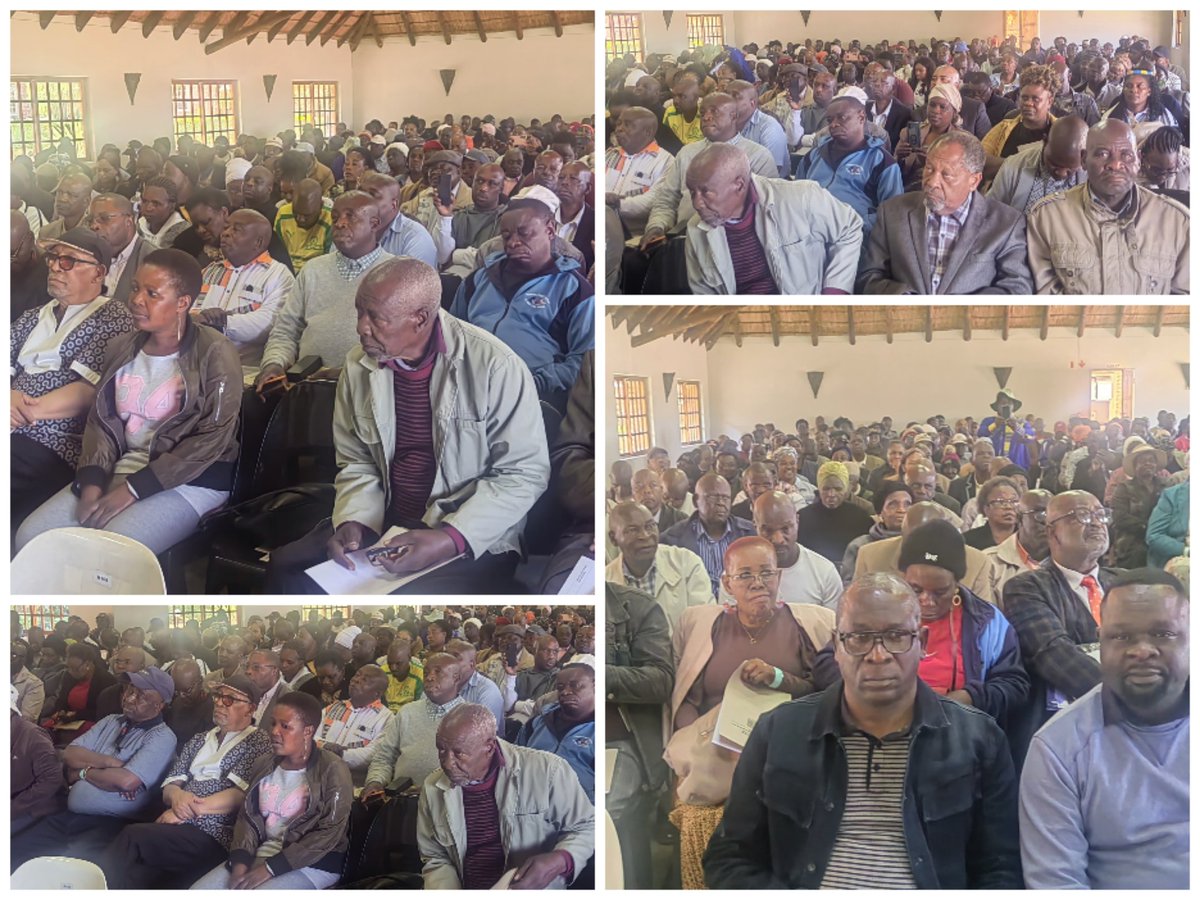 National Dept. of Land Reform & Rural Development (@dlrrd_za) on Twitter photo Members of the Communal Property Associations participating in the engagement session with the Minister and Deputy Minister in Vhembe, Limpopo.
#LandClaim
#Restitution
#LandRights
#CPA
<a href="/GCISMedia/">GCIS Media Liaison</a> <a href="/GovernmentZA/">South African Government</a> <a href="/VukuzenzeleNews/">Vuk'uzenzele</a> Members of the Communal Property Associations participating in the engagement session with the Minister and Deputy Minister in Vhembe, Limpopo.
#LandClaim
#Restitution
#LandRights
#CPA
<a href="/GCISMedia/">GCIS Media Liaison</a> <a href="/GovernmentZA/">South African Government</a> <a href="/VukuzenzeleNews/">Vuk'uzenzele</a>