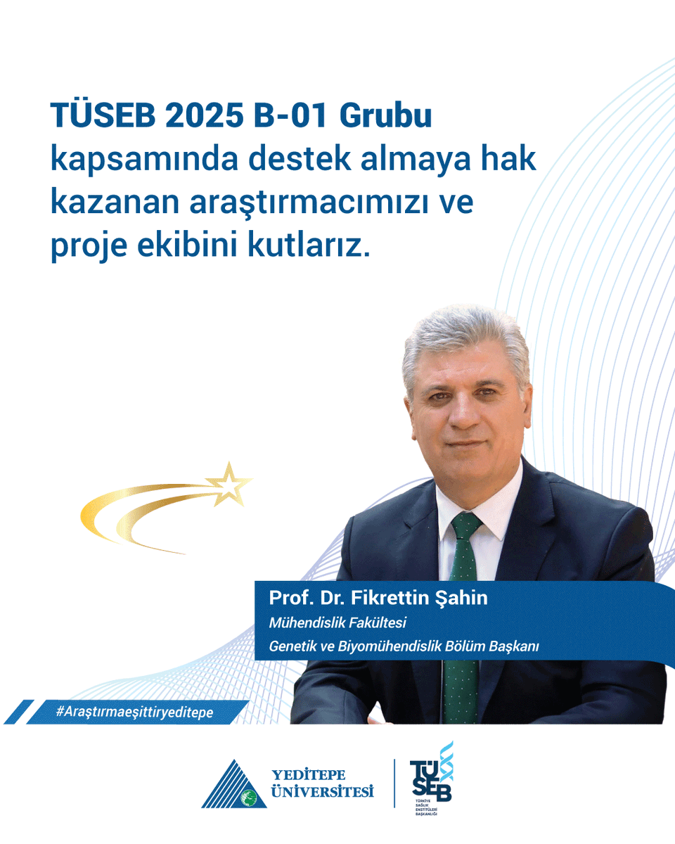 💫 Mühendislik Fakültesi Genetik ve Biyomühendislik Bölümü Başkanı Prof. Dr. Fikrettin ŞAHİN’in yürütücülüğünü yaptığı "Parkinson Hastalığında Adipoz Dokudan Elde Edilen Ekzosomlarla Taşınan Hepatit B Çekirdek Antijeni (HBcAg) Tabanlı Virüs Benzeri Partiküllerin (VLPler) ile Yeni