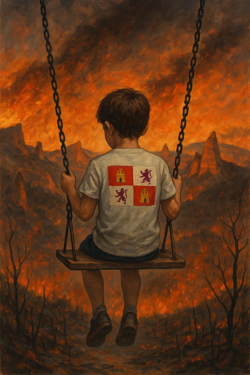 Hijadeundemonio's tweet photo. Quién maltrata a su tierra,  no es digno de ella.

@alferma1
@oscar_puente_
@juancarlosqui

Arde nuestra comunidad, arde la Montaña Palentina, Zamora, Las Medulas y hasta hace poco Á incendios arden siglos de memoria y nuestra historia https://t.co/xjg8ee7RKs